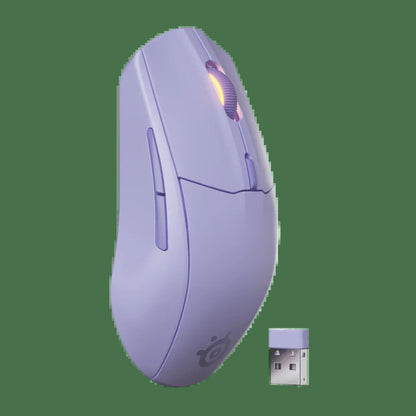 Rival 3 Wireless Gen 2 Gaming Mouse — 2.4Ghz and Bluetooth — 18000 DPI Truemove Air Optical Sensor — 60 Million Click Durability — Light-Weight — 100% PTFE Feet — White