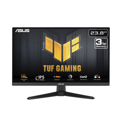 ASUS TUF Gaming 23.8-inch IPS gaming monitor with 146Hz refresh rate and 3-year warranty