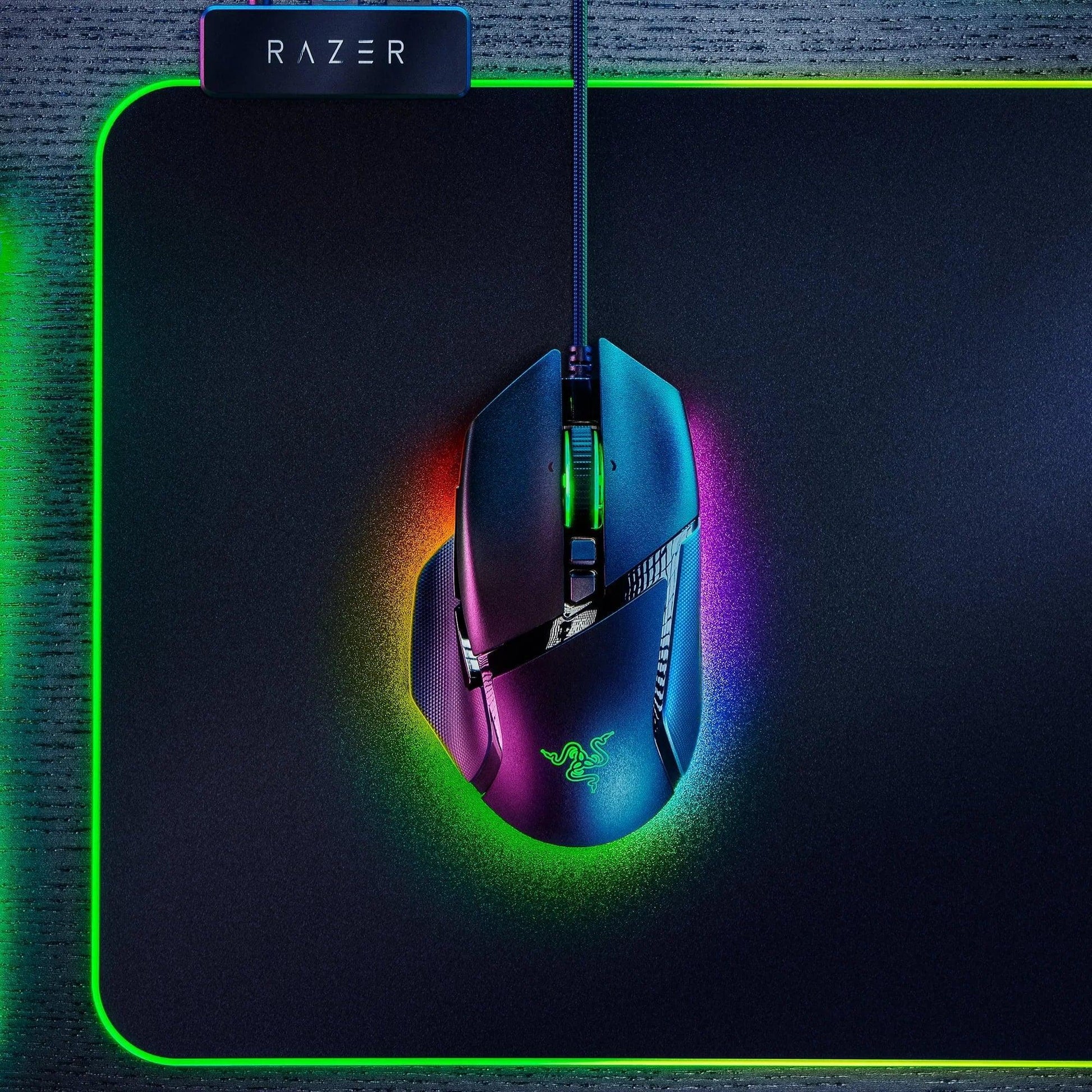 Basilisk V3 Customizable Ergonomic Wired PC Gaming Mouse, Chroma RGB, 26K Optical Sensor, Hyperscroll Tilt Wheel, Black