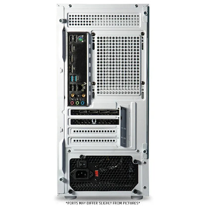Stryker 4.0 Liquid-Cooled PC - AMD Ryzen 7 (4.4Ghz), RTX 5060 8GB, 16G DDR4, 1TB SSD, White
