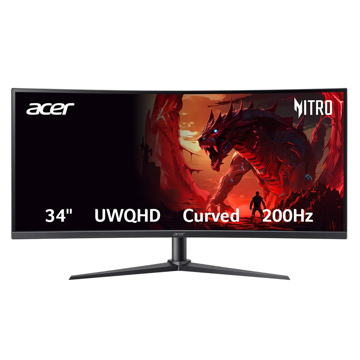 Acer Nitro XZ340CUR Gaming Monitor | Ultrawide 200Hz Curved | Byte