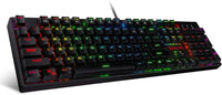 RGB backlit Redragon mechanical gaming keyboard with raised keycaps, Byte Style gear