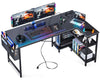 ODK 55" PowerDesk L-Shape with USB Charging & Reversible Shelves