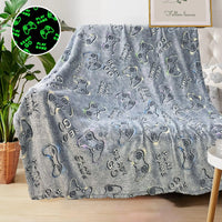 Glowing Gamer Fleece Blanket - Soft, All-Season Comfort 50"x60"
