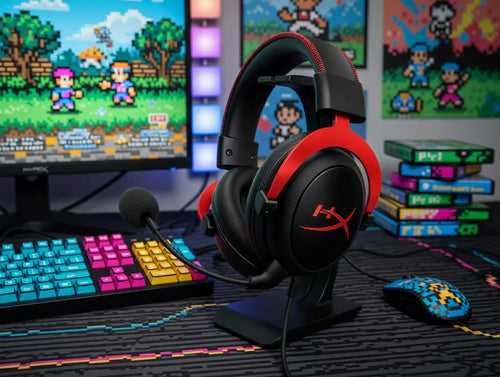 HyperX Cloud II Gaming Headset | 7.1 Surround Sound | Aluminum Frame | Memory Foam