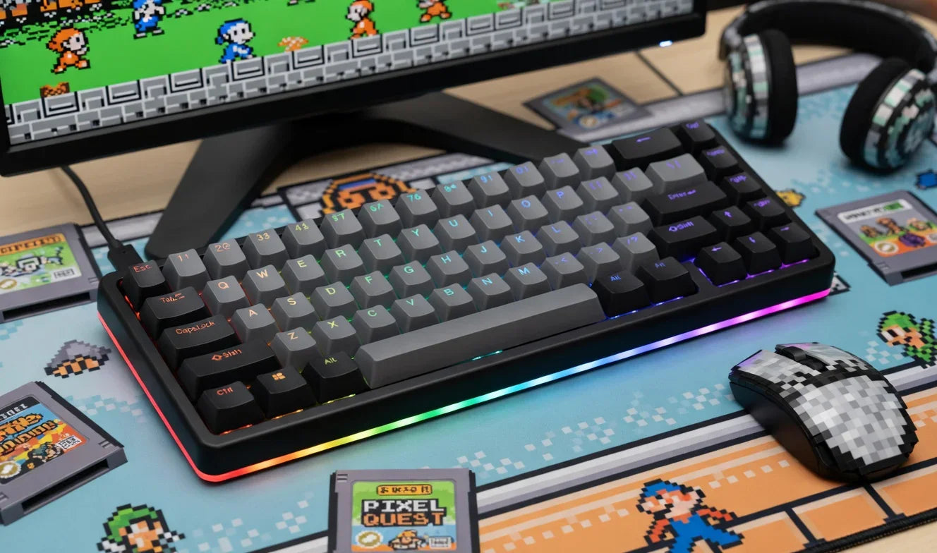 Drop ALT High-Profile Mechanical Gaming Keyboard | 65% 67 Keys | Hot-Swappable | Cherry MX Brown | RGB LED Backlit | USB-C | Doubleshot PBT | Aluminum Frame | Programmable Macros