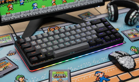 Drop ALT High-Profile Mechanical Gaming Keyboard | 65% 67 Keys | Hot-Swappable | Cherry MX Brown | RGB LED Backlit | USB-C | Doubleshot PBT | Aluminum Frame | Programmable Macros