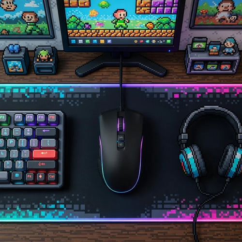 ONN Wired USB Gaming Mouse | Adjustable DPI | Backlit | 7 Buttons