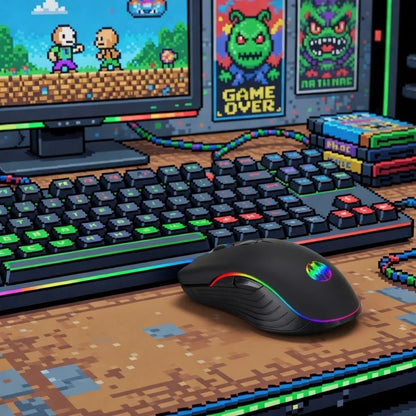 TVS M06 Wireless Gaming Mouse | 7-Color LED Backlight | Optical Sensor