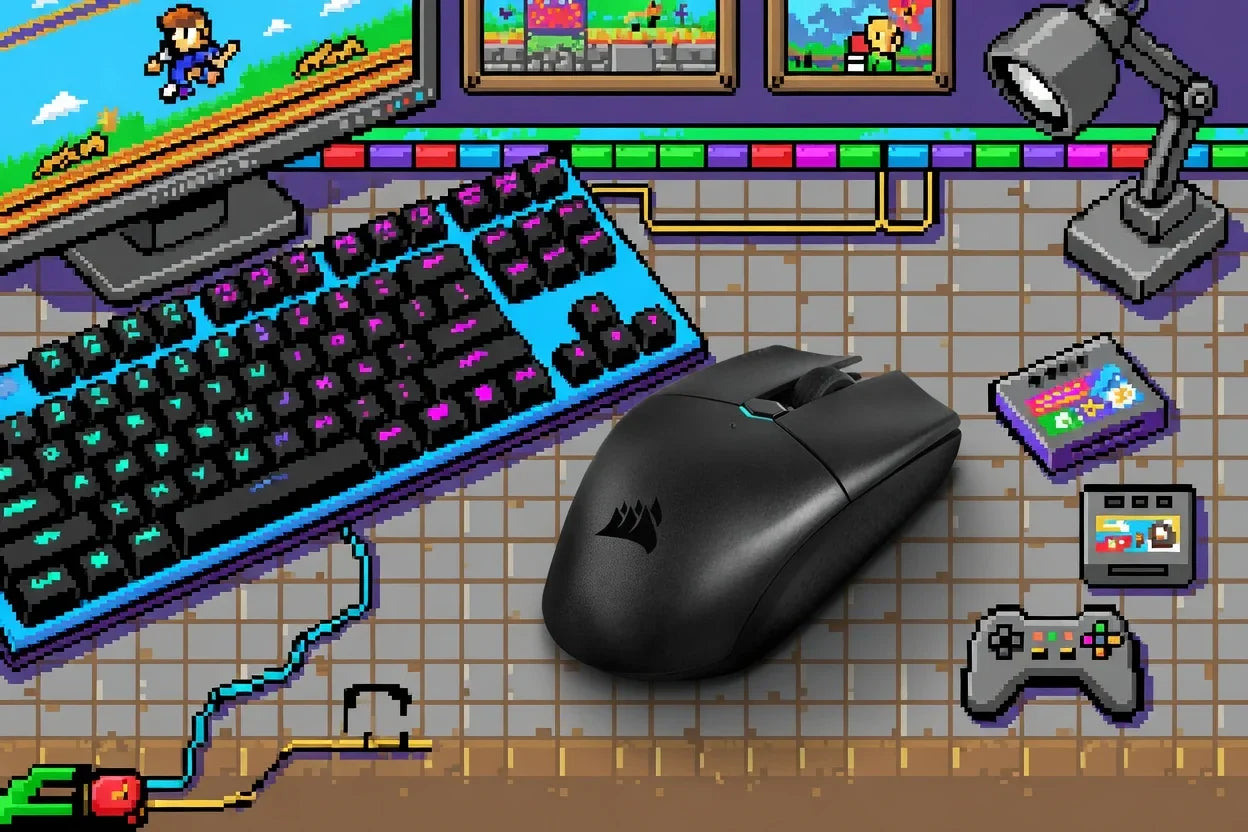 Corsair Katar Pro Wireless Gaming Mouse | Lightweight | Slipstream Wireless