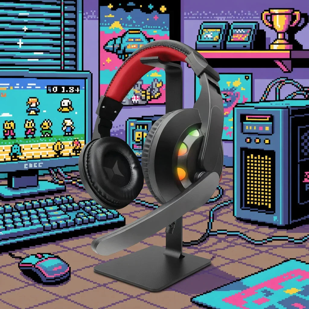 XTREME Wired Gaming Headset | LED Light | USB or 3.5mm | Over-Ear