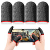 Mobile Gaming Finger Cots - 4-Pack Anti-Sweat Touch Precision Gloves