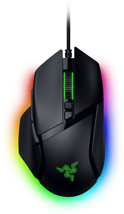 Basilisk V3 35K Fully Customizable Ergonomic Gaming Mouse with Chroma RBG, Black