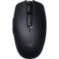 Top view of black Razer Orochi V2 wireless gaming mouse with 6 buttons and scroll wheel at Byte Style