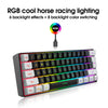 Compact RGB GamerBoard 61-Key