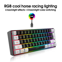 Compact RGB GamerBoard 61-Key
