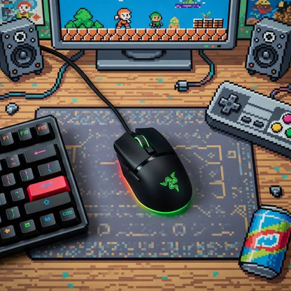 Razer Basilisk V3 Wired Gaming Mouse | Chroma RGB | 26K Optical Sensor | Hyperscroll Tilt Wheel | Black