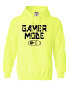 Gamer Mode Activated Safety Green Hoodie 4XL