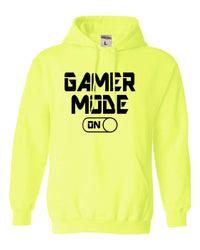 Gamer Mode Activated Safety Green Hoodie 4XL