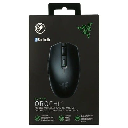 Razer Orochi V2 black wireless gaming mouse with Bluetooth, ultra-lightweight under 60g, 2 wireless modes, 950 hours battery life