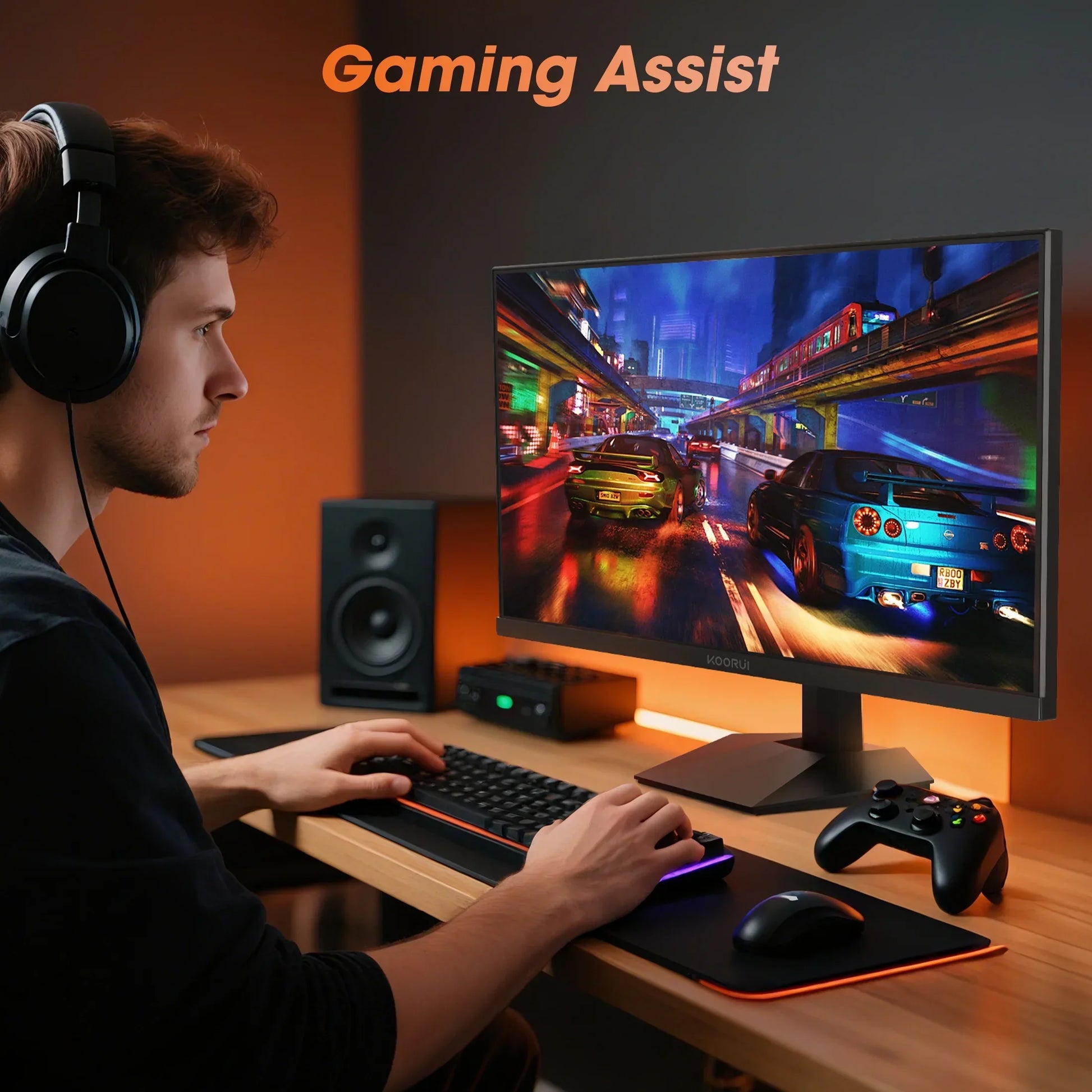 24" 1080P Gaming Monitor, 240Hz FHD Computer Monitor, 1Ms Adaptive-Sync, VESA Mountable, New, G2411X