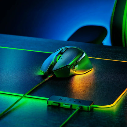 Basilisk V3 Customizable Ergonomic Wired PC Gaming Mouse, Chroma RGB, 26K Optical Sensor, Hyperscroll Tilt Wheel, Black