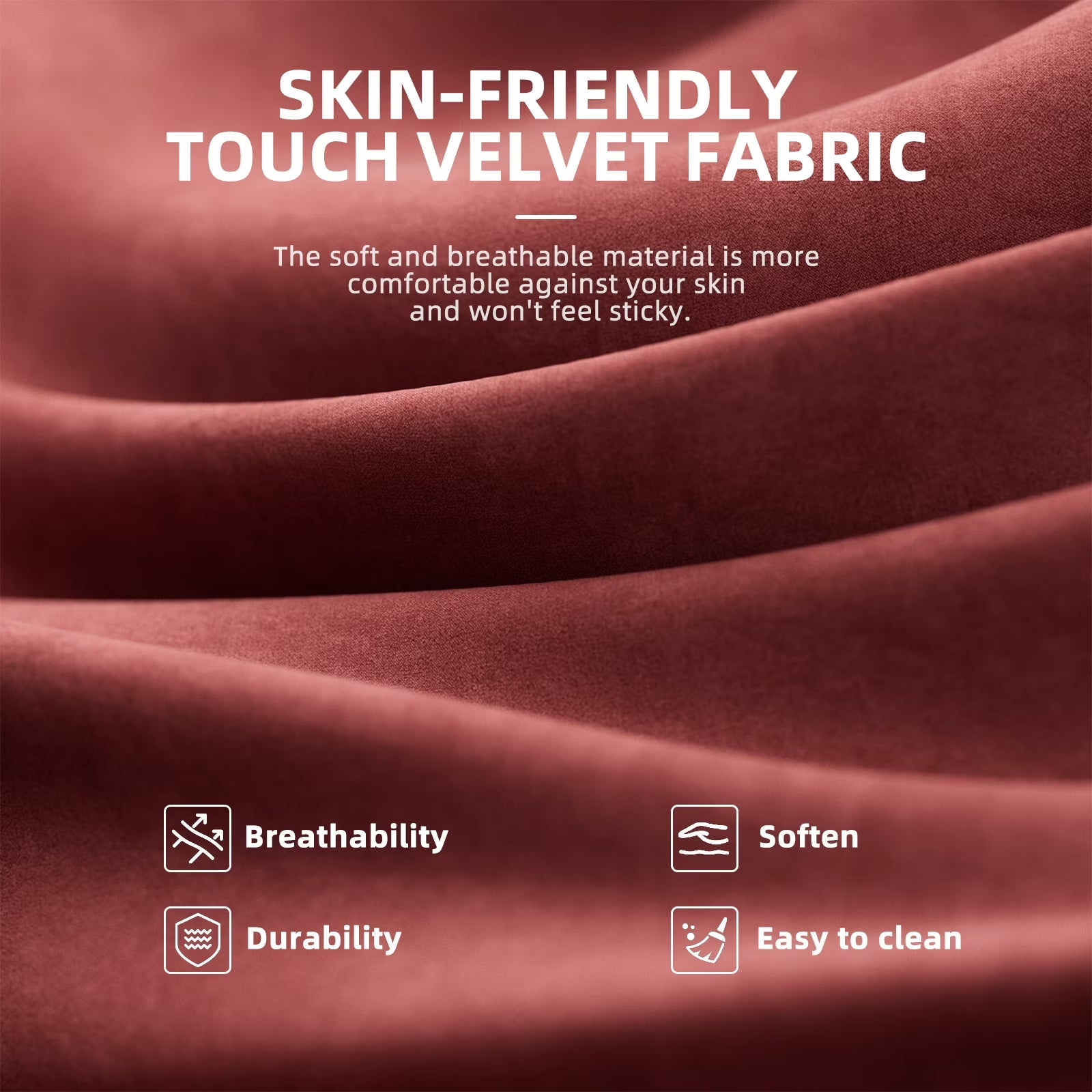 Soft skin-friendly velvet fabric for gaming apparel, breathable, durable, and easy to clean