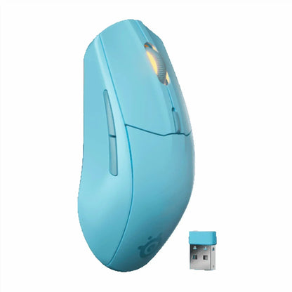 Rival 3 Wireless Gen 2 Gaming Mouse — 2.4Ghz and Bluetooth — 18000 DPI Truemove Air Optical Sensor — 60 Million Click Durability — Light-Weight — 100% PTFE Feet — White
