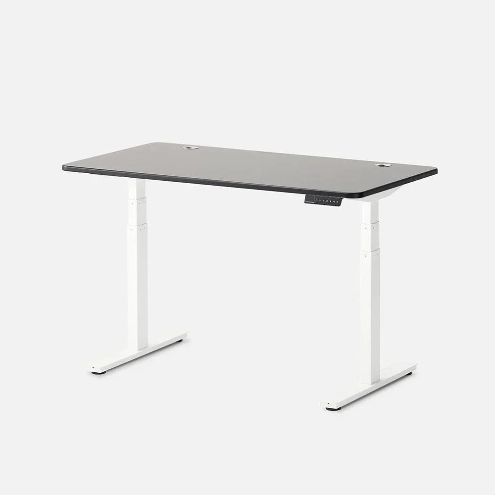 Desk 2 L-Shaped Standing Desk Triple Motor 77 X 64 White - Black
