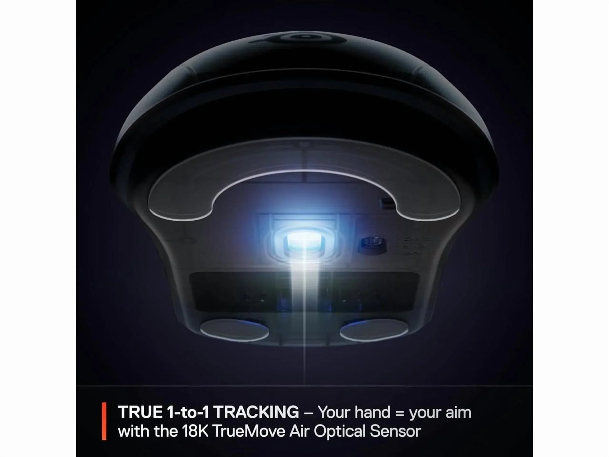 Rival 3 Wireless Gen 2 Gaming Mouse — 2.4Ghz and Bluetooth — 18000 DPI Truemove Air Optical Sensor — 60 Million Click Durability — Light-Weight — 100% PTFE Feet — White