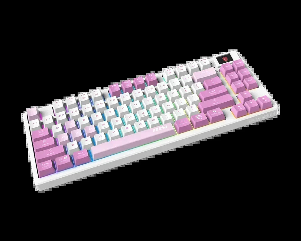 FORGE GK600 TKL Tenkeyless Wireless RGB Mechanical Gaming Keyboard, Violet