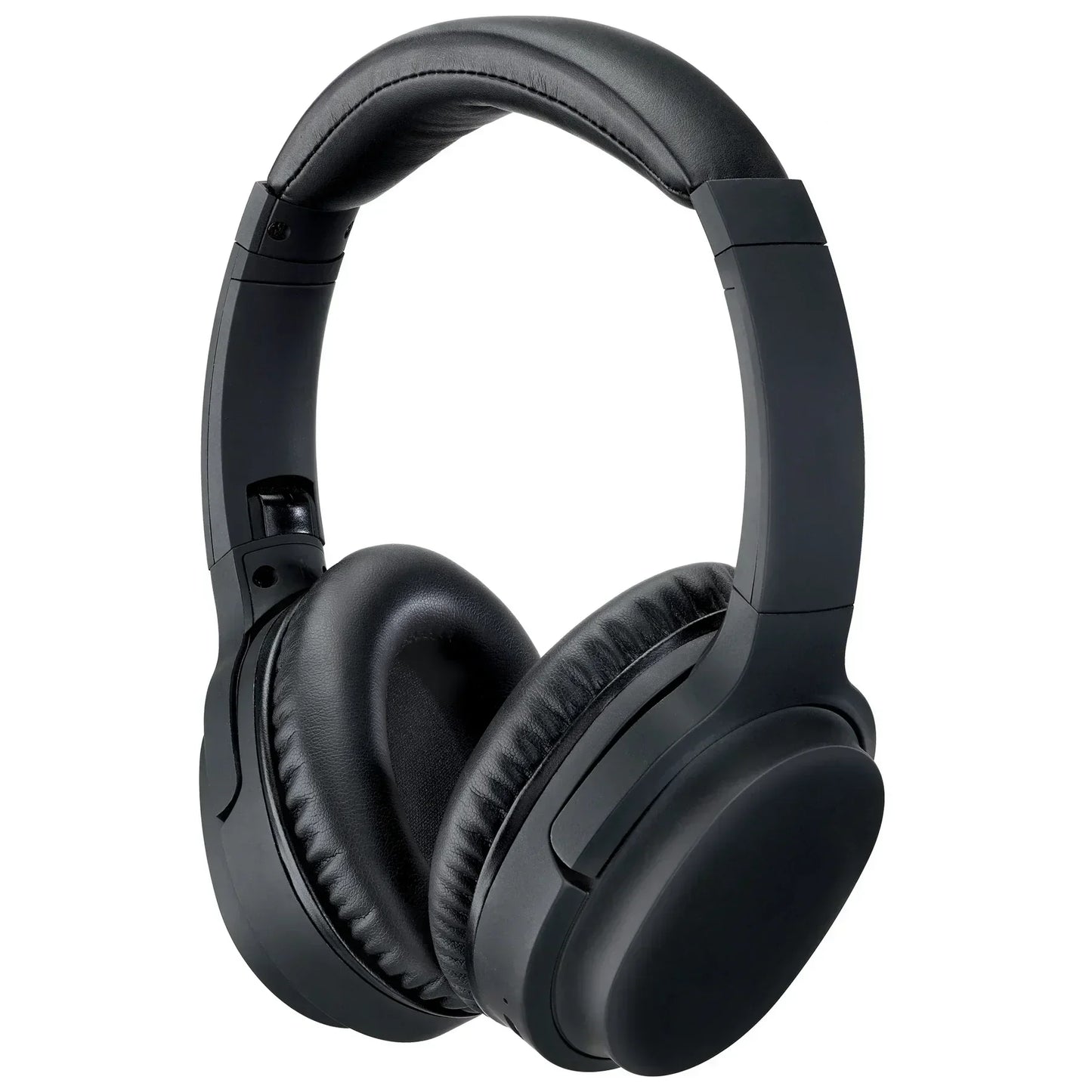 Black over-ear wireless gaming headset with cushioned ear pads