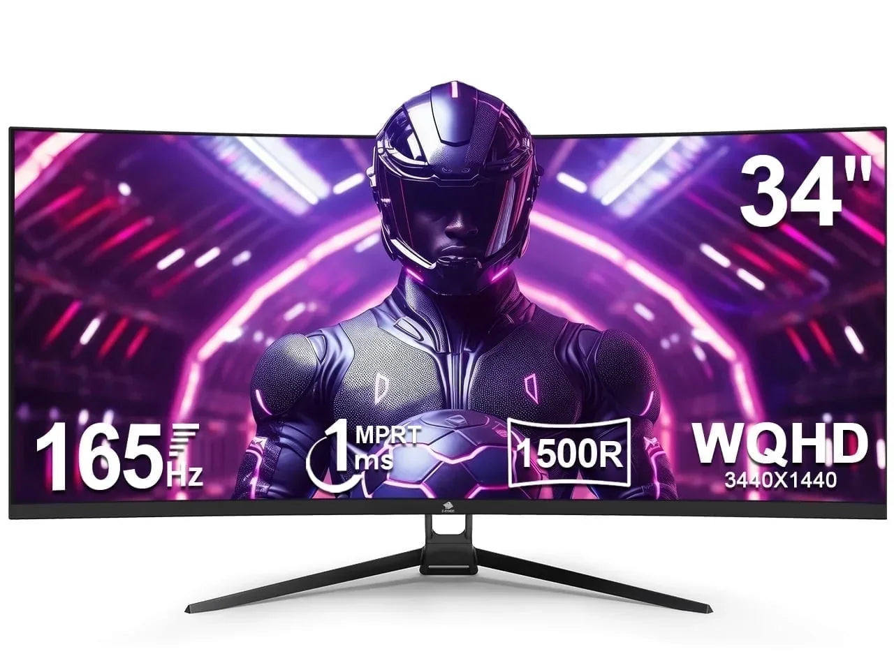 UG27F 27-Inch Curved Gaming Monitor 165Hz 1Ms Full HD 1920X1080 LED Monitor HDMI DP Port