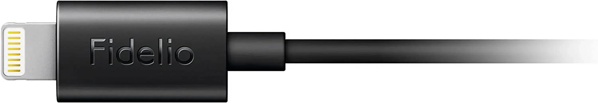 PHILIPS Fidelio M2L/27 High-Resolution Headphones, Lightning Connector, Built-In DAC, Premium Sound, Black
