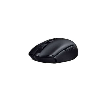 Sleek black wireless gaming mouse with ergonomic design and side buttons, Byte Style gear
