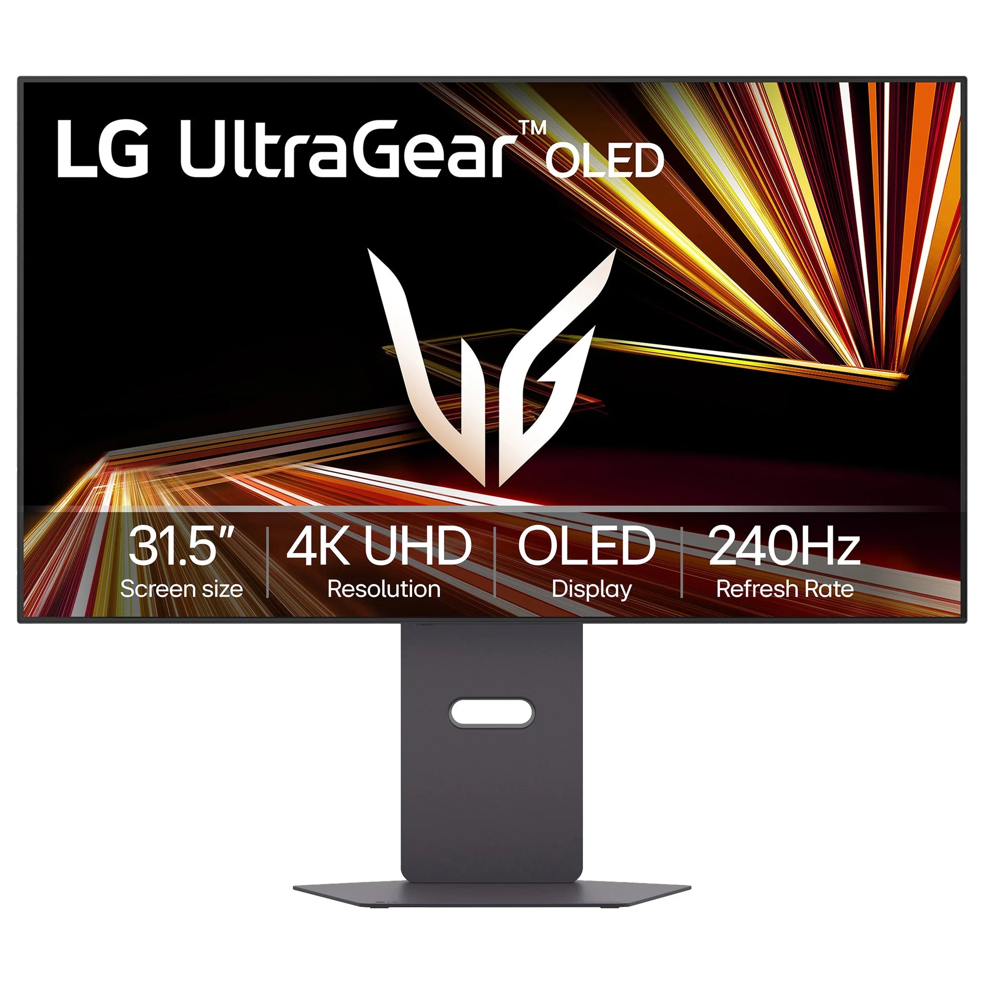 LG UltraGear 31.5-inch 4K UHD OLED gaming monitor with 240Hz refresh rate