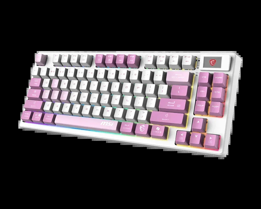 FORGE GK600 TKL Tenkeyless Wireless RGB Mechanical Gaming Keyboard, Violet