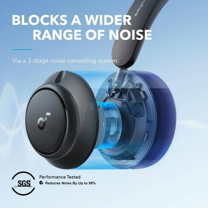 by Anker Space Q45 Active Noise Cancelling Wireless over Ear Headphones