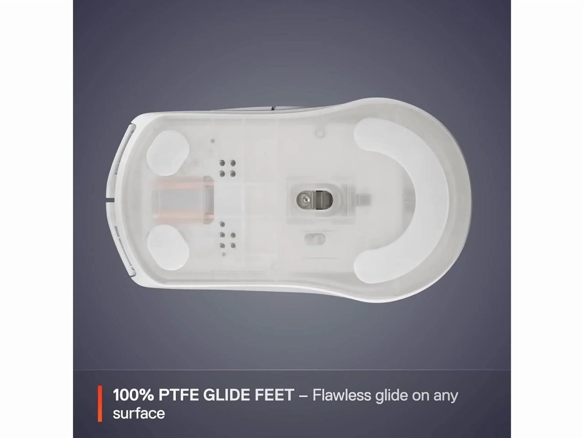 Rival 3 Wireless Gen 2 Gaming Mouse — 2.4Ghz and Bluetooth — 18000 DPI Truemove Air Optical Sensor — 60 Million Click Durability — Light-Weight — 100% PTFE Feet — White