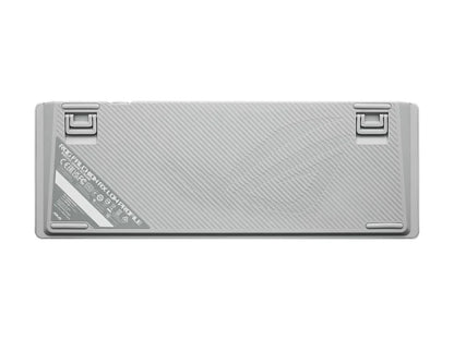 Back view of ASUS ROG Falchion RX low profile mechanical gaming keyboard in gray