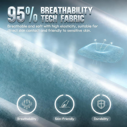 95% breathable tech fabric for gaming apparel, soft, skin-friendly, and durable with high elasticity