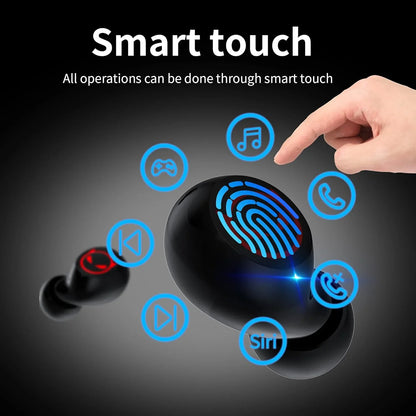 Ture Wireless Earbuds Gaming Bluetooth Earbud Touch Control In-Ear Headphones with Charging Case Noise Reduction 36H Playtime Kids Earphones,No Delay Sports Earbuds