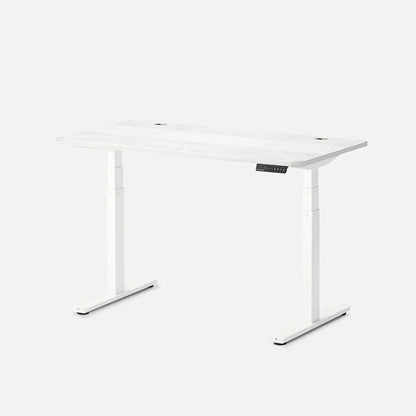 Desk 2 L-Shaped Standing Desk Triple Motor 77 X 64 White - Black
