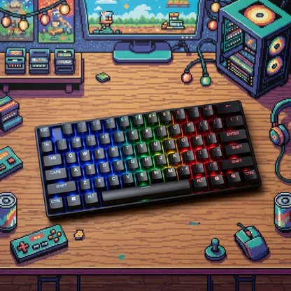 SteelSeries Apex 9 Mini Gaming Keyboard | 60% Wired | OptiPoint Adjustable Actuation | RGB | Black