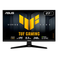 ASUS 27-inch TUF Gaming monitor with Full HD 1080p, fast IPS, 0.3ms, 240Hz, and NVIDIA G-SYNC