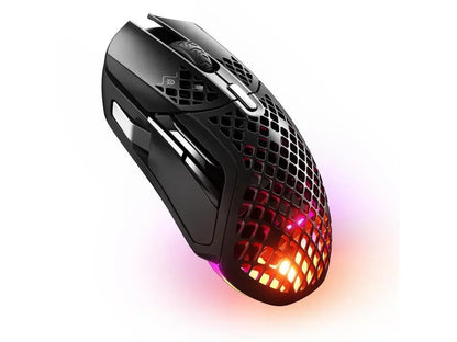Aerox 5 Wireless - Lightweight Wireless Gaming Mouse - 18000 CPI -- Truemove Air Optical Sensor - Ultra-Lightweight Water Resistant Design – 180+ Hour Battery Life