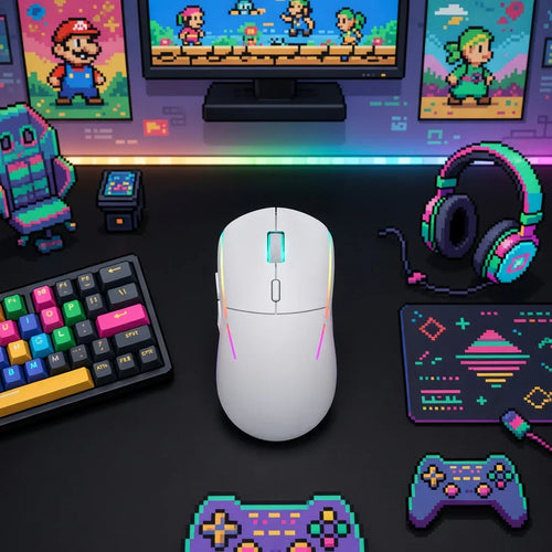 FFN Wireless Gaming Mouse | Up to 24,000 DPI | 6 Programmable Buttons | Up to 75Hr Battery | Tri-Mode