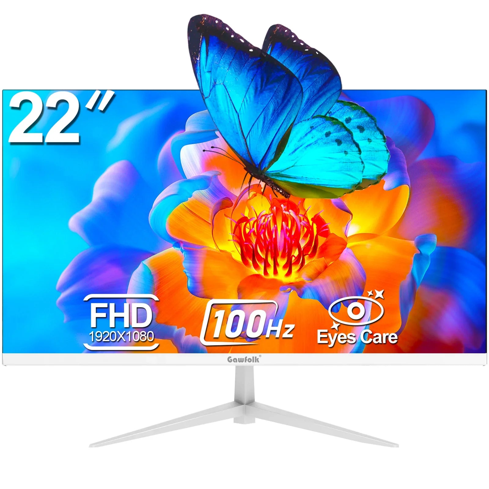 24-Inch Curved Gaming Monitor 120Hz Full HD 1080P Built-In Speakers Tilt Adjustable