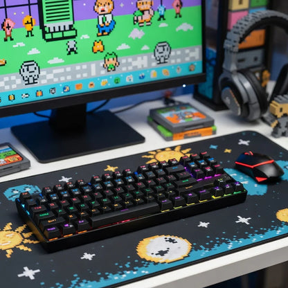 Redragon K552 Mechanical Gaming Keyboard | 87-Key Compact | Red Switches | LED Backlit | Anti-Ghosting | Metal Frame