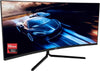 Generic 34"" LED Gaming Monitor GNV34DB 100Hz 1440p Curved 1500R UWQHD VA Panel 3 HDMI FreeSync FPS/RTS - GNV34DB (Renewed) black